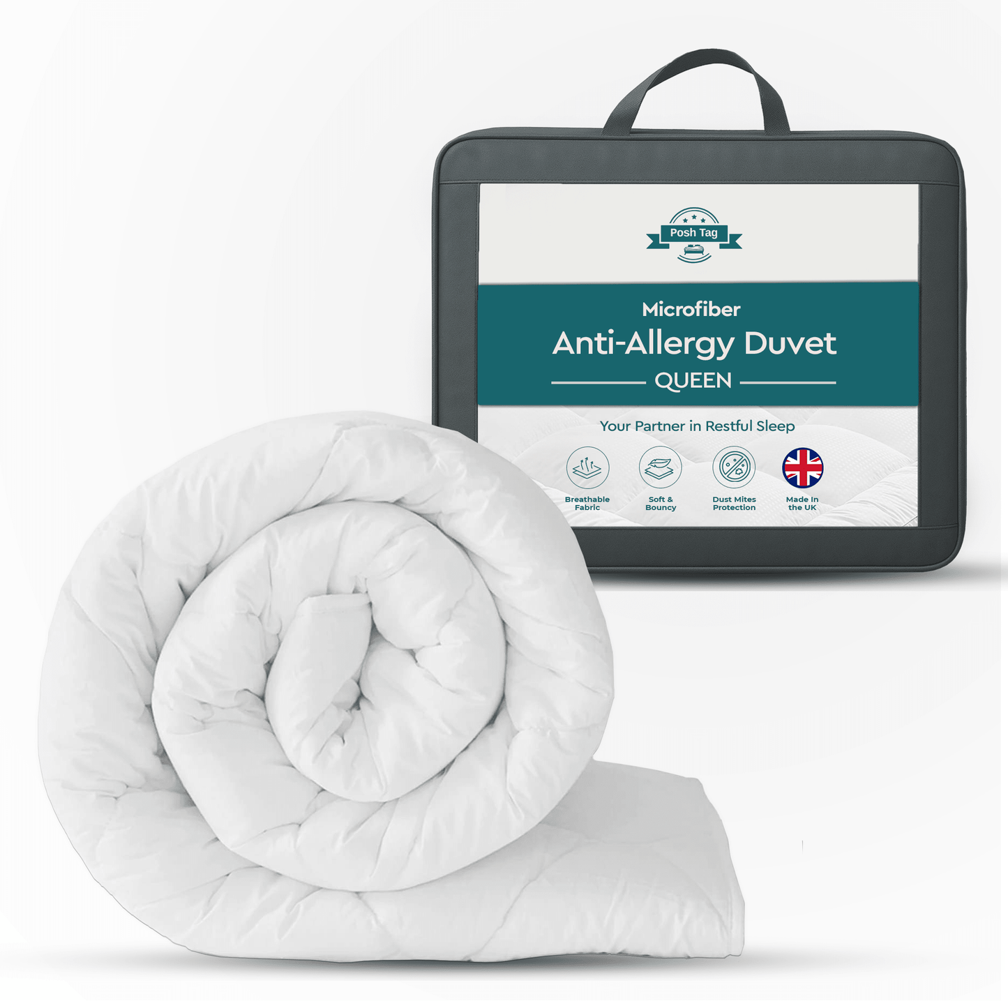 Coverless Duvets - Posh Tag