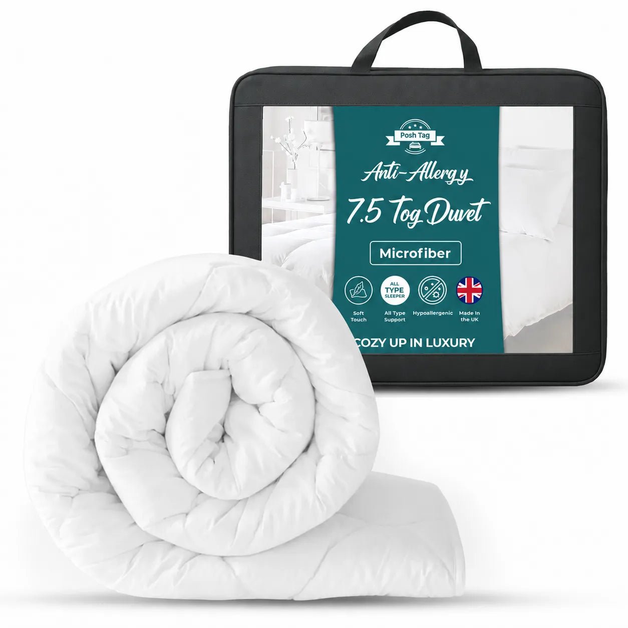 Posh Tag 7.5 Tog Duvet — Spring & Summer Weight - Posh Tag