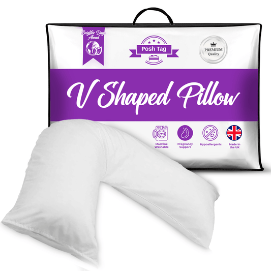Posh Tag V Pillow with Pillowcase 140 cm x 30 cm - Posh Tag